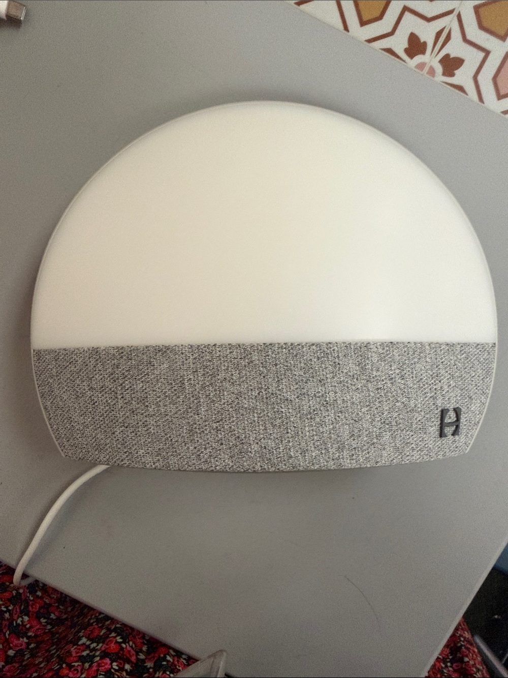 Hatch White and Gray Night Light & Sound Machine